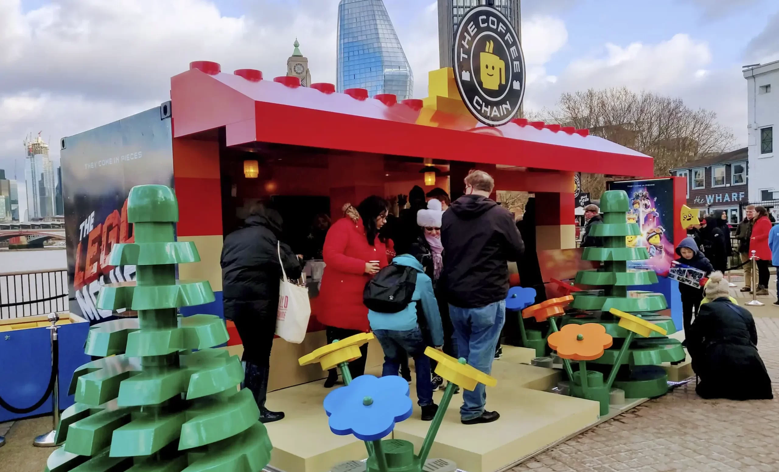 Container Vehicle Conversion Designers | The Coffee Chain's Lego themed pop-up store