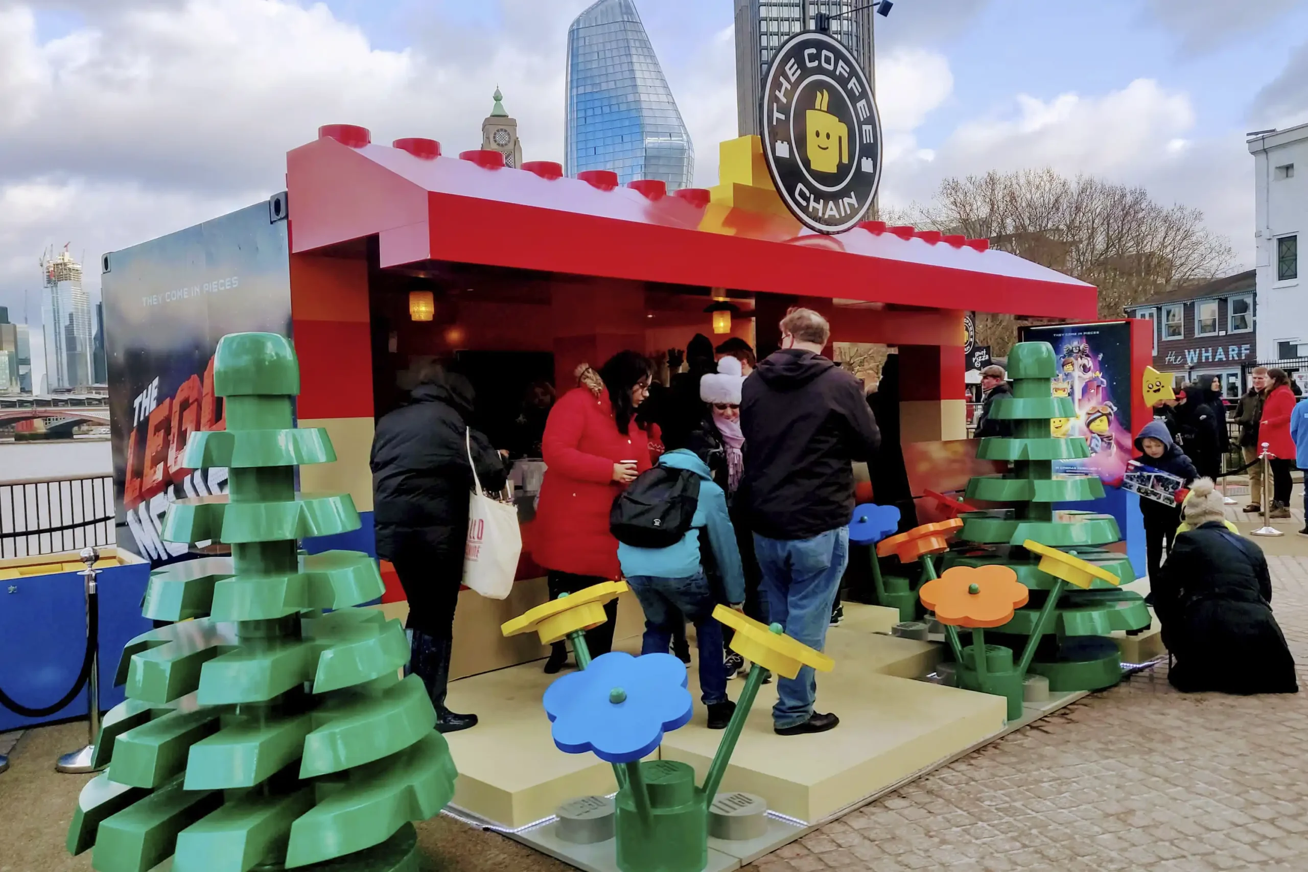 Container Vehicle Conversion Designers | The Coffee Chain's Lego themed pop-up store