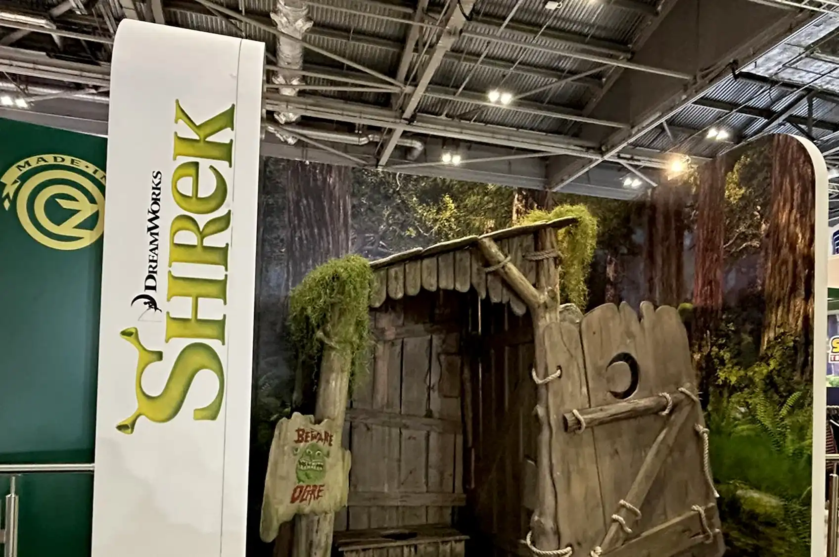Customer Exhibition Design | Shrek themed exhibition stand