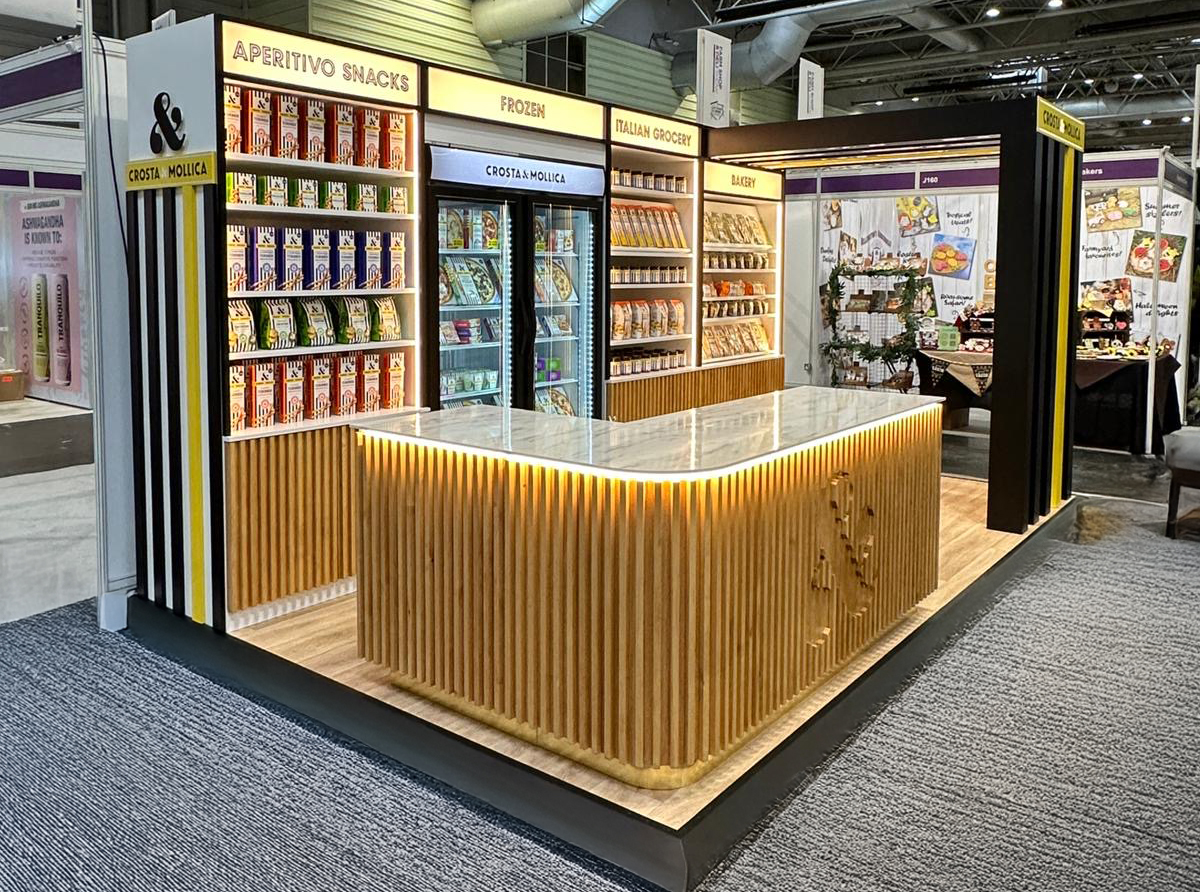 Crosta and Mollica Bespoke Exhibition Stand