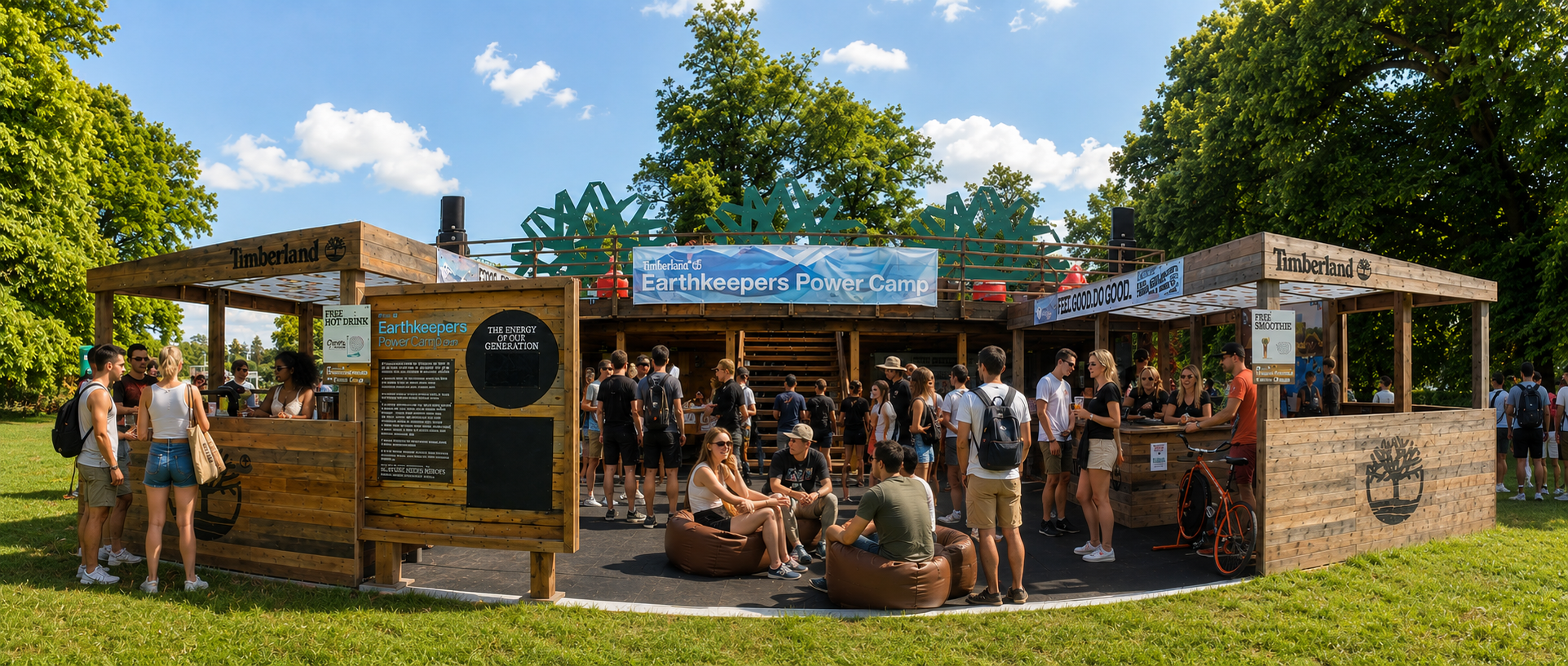 Timberland shipping container conversion activation